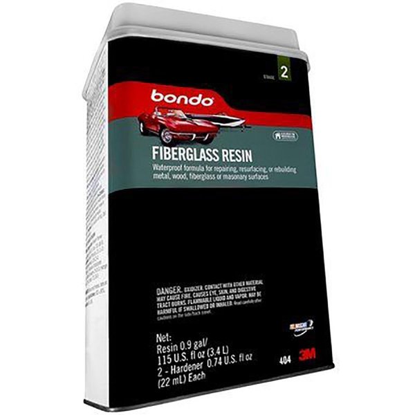 3M Bondo Fiberglass Resin, 00404, 0.9 Gallon 7010363203